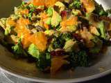 Salade hivernale de chou kale