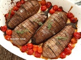 Aubergines hasselback #vegan