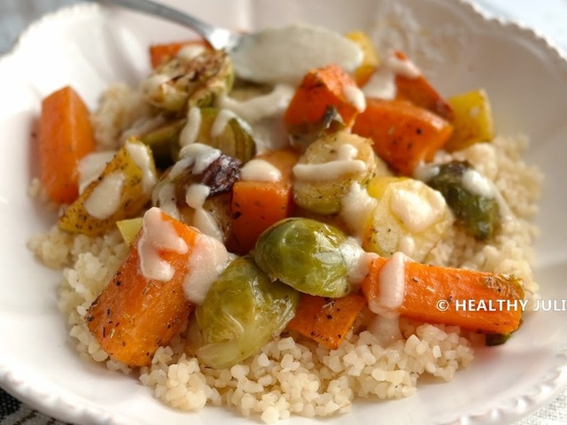 Recette végane à petit prix: salade de boulgour aux légumes verts