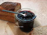 Confiture allégée de myrtilles sauvages #vegan