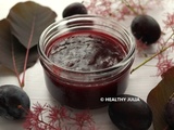 Confiture de prunes allégée en sucre #vegan