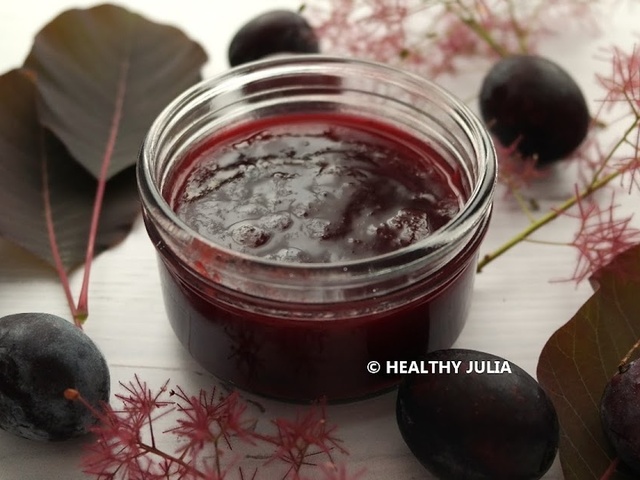 Confiture De Prunes Allegee En Sucre