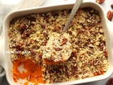 Crumble de patates douces aux noix de pécan #vegan