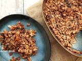 Crumble protéiné banane et chocolat #vegan