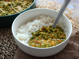 Dahi matar, petits pois à l'indienne #vegan