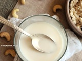 Lait de cajou maison et son okara #vegan