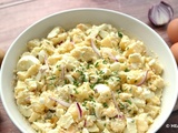 Salade légère et protéinée de pommes de terre et œufs durs