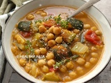 Soupe marocaine aux pois chiches #vegan