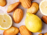Authentique des madeleines au citron bio (avec une belle bosse)