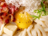 Nouilles udon carbonara : la recette parfaite d’un solo date