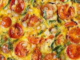 Quiche à l’italienne : tomates, basilic et pignons de pin