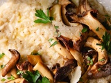 Risotto aux pleurotes crémeux, facile et ultra réconfortant