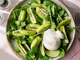 Salade burrata, kiwi et coriandre : fraîcheur et twist acidulé