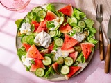Salade burrata, pastèque & concombre : la plus fraîche de l’été