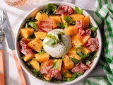 Salade melon et burrata farcie au pesto : le plat frais de l’été