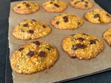 Cookies au potimarron, avoine et chocolat