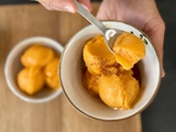 Sorbet melon abricot sans sorbetière