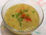 Soupe froide courgette/menthe