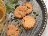 Biscuits croquants pistache chocolat