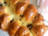 Brioche moelleuse aux pépites de chocolat