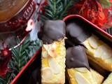 Buchettes chocolat amande confiture de Noel Jours Heureux