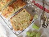 Cake à la rhubarbe et farine d'épeautre