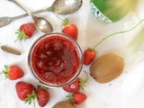 Confiture de fraises kiwis