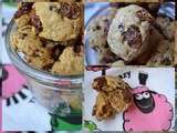 Cookies aux flocons d'avoine et raisins secs