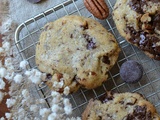 Cookies chocolat noix de pécan miel #Jours Heureux