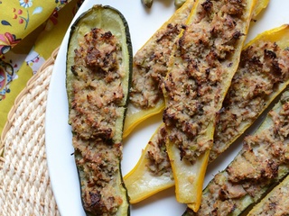 Courgettes thon anchois et câpres