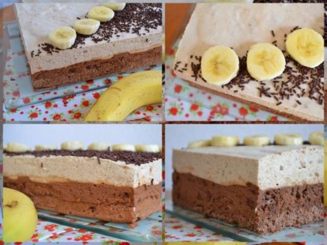 Mousse au chocolat tiède, mousse à la banane et sucre pétillant - Assiettes  Gourmandes