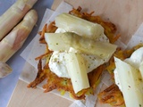 Galettes de pommes de terre et asperges #végétarien