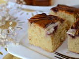 Gâteau au yaourt marbré à la confiture