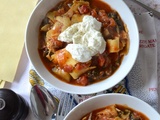 Lasagne à la casserole - épinards courgette thon