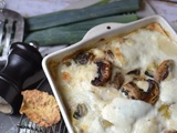 Lasagne poireaux champignons #végétarien