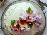 Layer Cake aux fraises #anniversaire