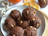 Mini muffins chocolat sésame et orange confite