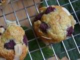 Muffins aux framboises et amandes #sans beurre