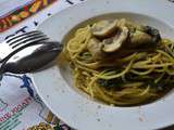 One pan pasta - Epinards champignons