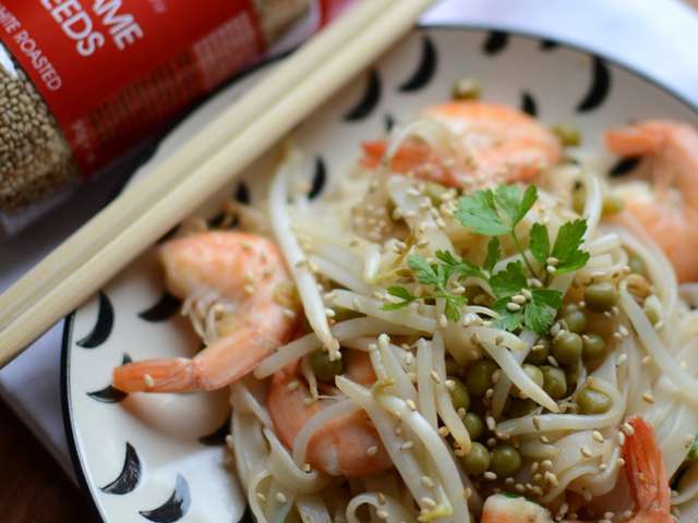 Recettes de Nouilles de riz et Sauce soja