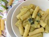 Pâtes à la crème courgette pois chiches #vég