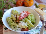 Pâtes coulis de brocoli et tomates rôties #végétarien