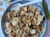 Pâtes courgette, pois chiches et citron #végétarien