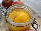 Pêches nectarines au sirop #conserves