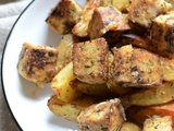 Pommes de terre et tofu grillé