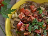 Salade d'aubergines et de tomates #vég