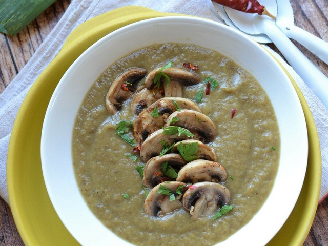 Recette soupe poireaux cheap champignons