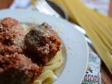Boulettes d'aubergines végétariennes et spaghettis de kamut® - Del's  cooking twist