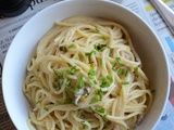Spaghetti thon citron crème #recette du placard