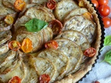 Tarte à l'aubergine #végétarien